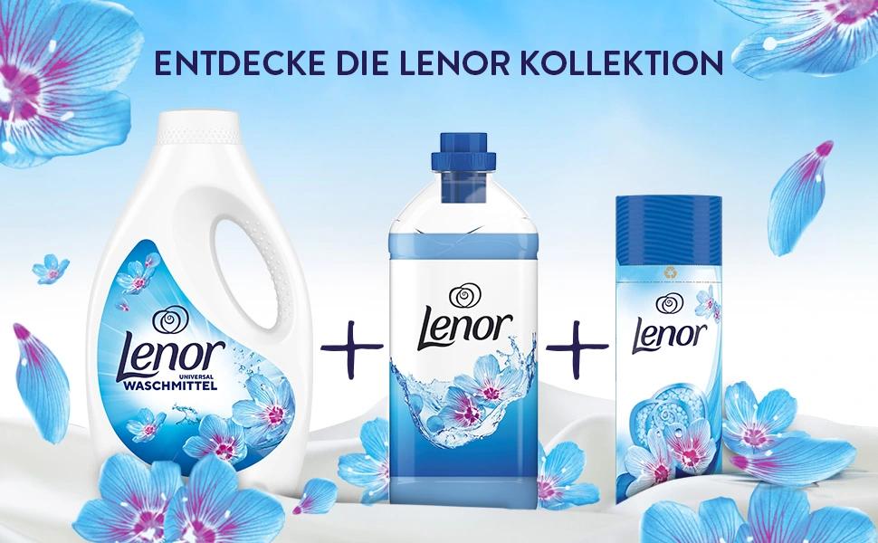 Рідкий універсальний пральний засіб Lenor Aprilfrisch для холодного прання, 4.5 л, 100 циклів