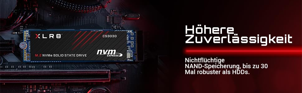 SSD PNY XLR8 CS3030 500GB m.2 NVMe - Швидкий накопичувач