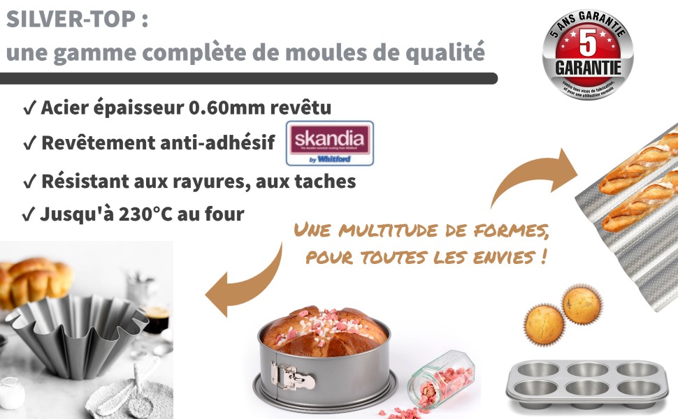 Набір форм для випічки тортів Patisse, 3 яруси