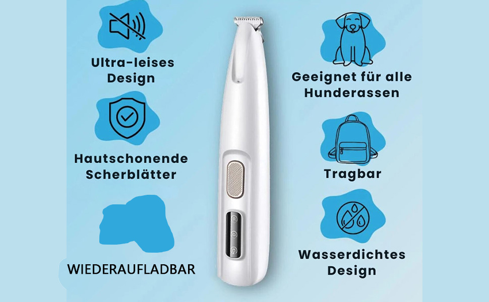 Триммер для собак PawTrim Pro - безболісний догляд за подушечками лап, електричний (1 шт)