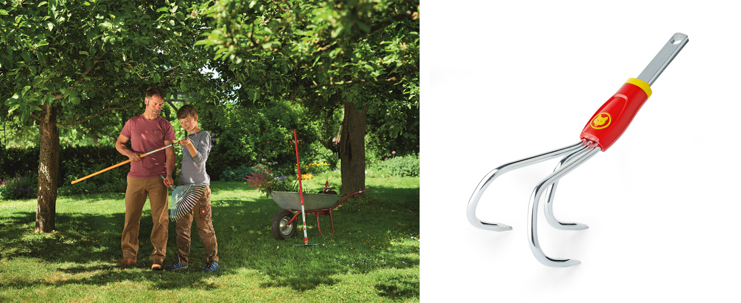Ґрунтофреза WOLF-Garten multi-star® DA-S, червона, 30x15x15 см, садовий інструмент