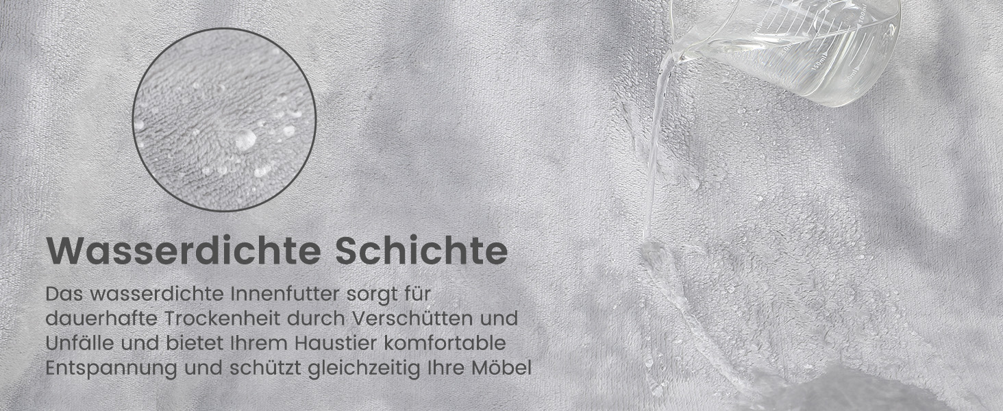 PETTOM Деки для собак та котів, флісова підстилка, водовідштовхувальна, 152 x 127 см (Світло-сірий + Бежевий)