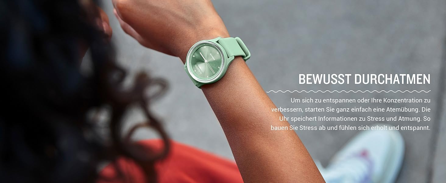 Гармін Vívomove Trend – гібридний смарт-годинник з аналоговими стрілками та сенсорним дисплеєм, фітнес- та здоров'я-функції, аналіз сну, Garmin Pay, сповіщення та до 5 днів роботи від акумулятора. Колір: чорний