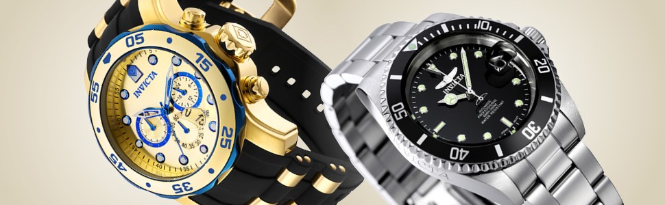 Жіночий кварцовий годинник Invicta Angel золотого кольору, сталь, 34мм