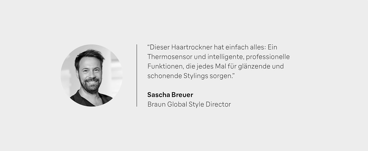 Професійний фен для волосся Braun Satin Hair 7 SensoDryer HD785 з термосенсором, іонізацією IonTec та дифузором, чорний