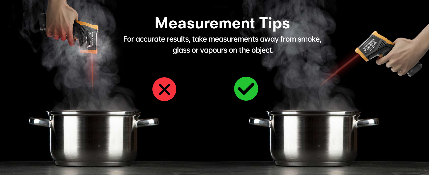 Інфрачервоний термометр Eventek -50°C до 600°C. Безконтактний цифровий лазерний термометр з підсвічуванням екрану. Для кухні, гриля, охолодження, промисловості. Базова комплектація