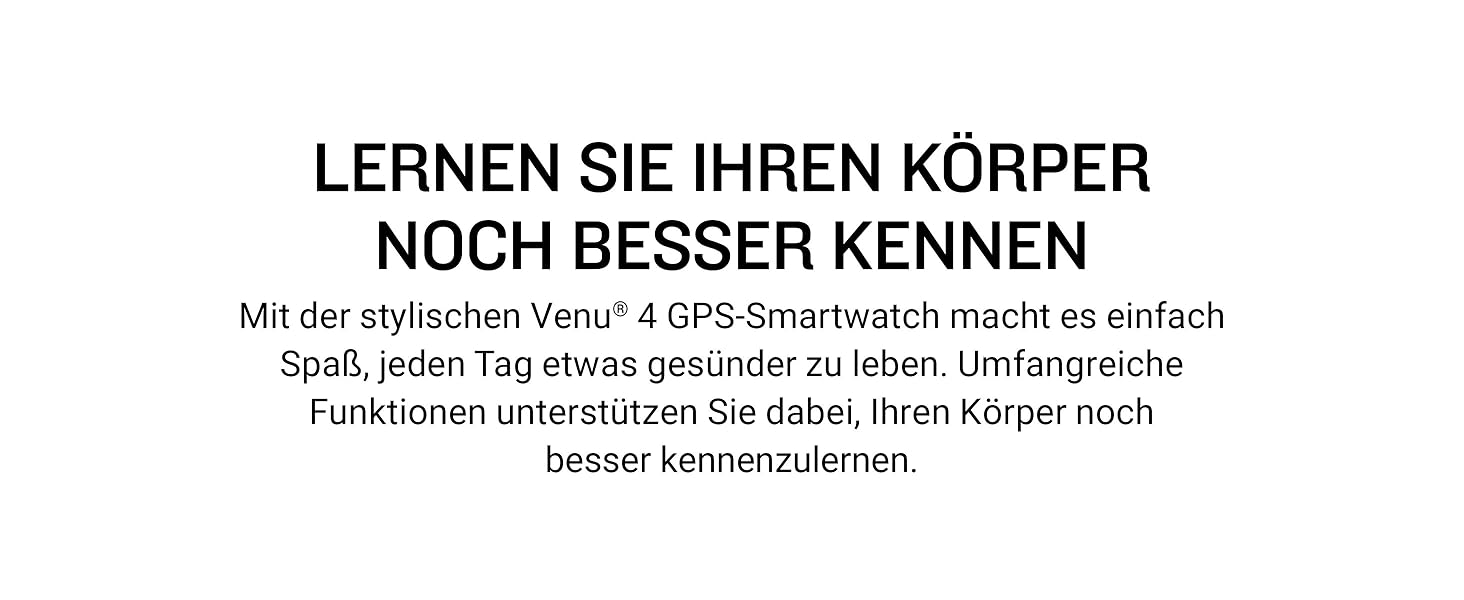 Розумний годинник Garmin Venu 4 - фітнес-трекер з AMOLED дисплеєм, 1,4