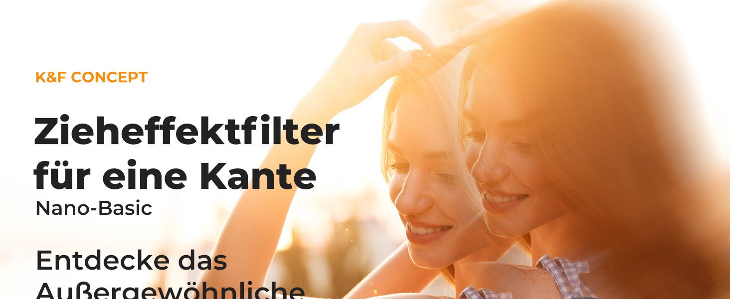 Фільтр для об'єктива камери K&F Concept з оптичного скла, спеціальний ефект розмиття руху (Nano-B Series) (58mm)
