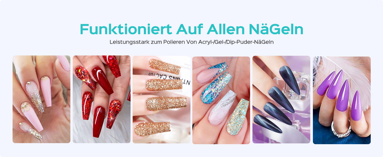 Електрична машинка для манікюру COSLUS 40000 об/хв: професійний набір для догляду за нігтями 6-в-1. Підходить для гелевих та акрилових нігтів, видалення гелю та педикюру. Компактна, тиха, біла.