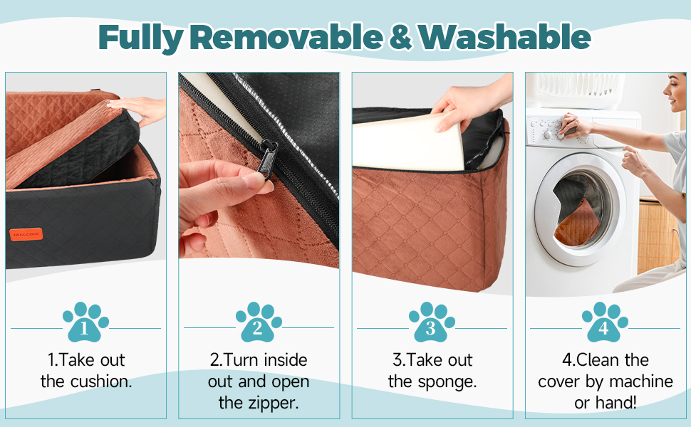 Автокрісло для собак середніх та великих порід, підйомник для собак, автоліжко для собак на заднє сидіння з 2 страхувальними ременями, чорно-коричневе