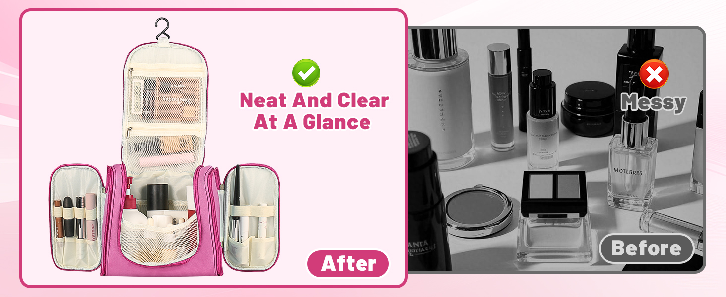 Чоловіча дорожня косметичка з гачком, косметичка для подорожей, дорожня сумочка для душу, зелений (рожевий)