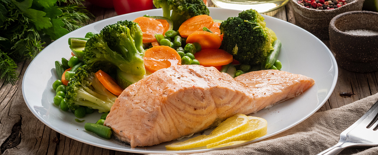 Пароварка Aigostar Fitfoodie 30CFO, 9 л, 800 Вт, 3 яруси, BPA Free, з таймером