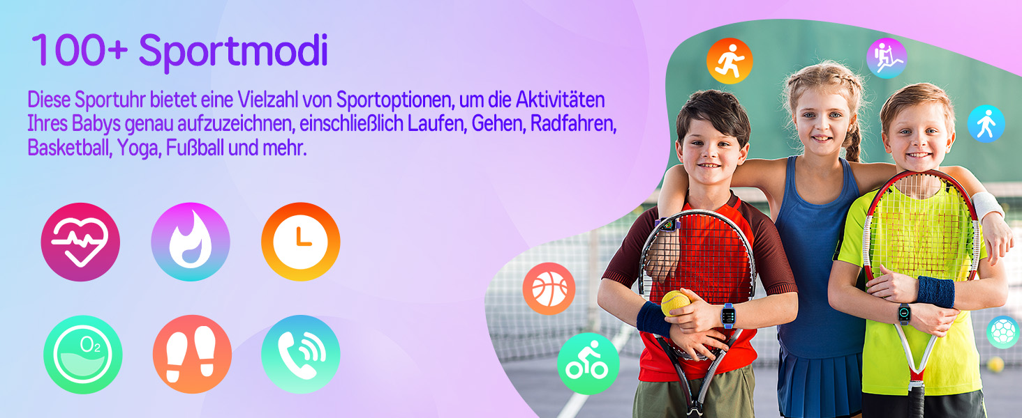 Дитячий розумний годинник Smartwatch Kinder з водозахистом та фітнес-трекером. 1,75