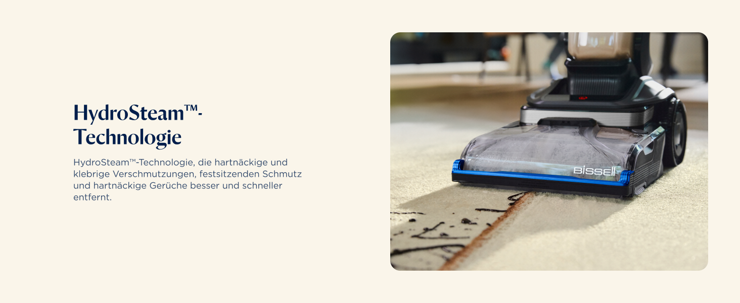 BISSELL Revolution HydroSteam: професійний мийний пилосос для килимів з парою, 1300W, 3670N
