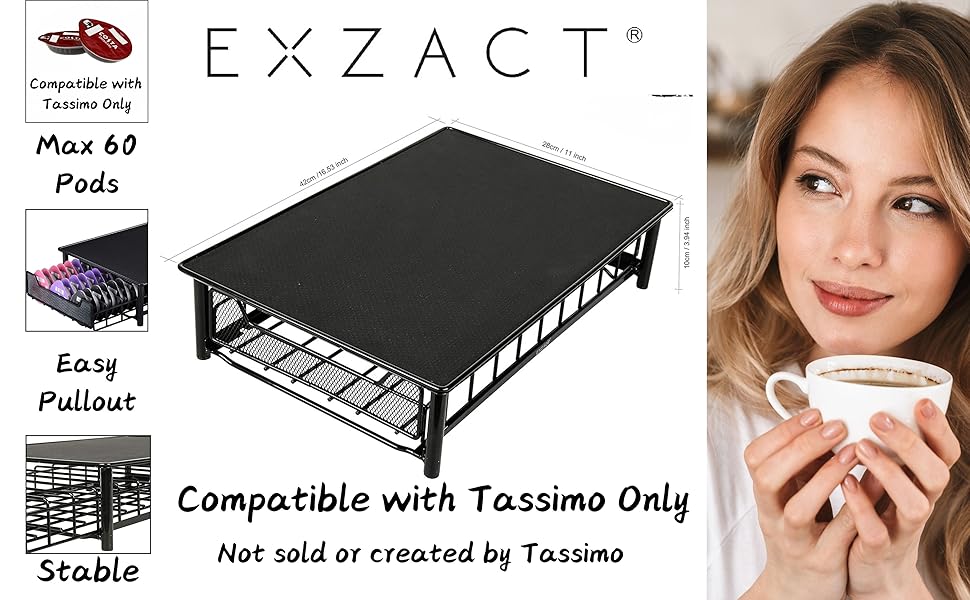 Тримач для капсул кави Tassimo EXZACT (52 шт.), обертається