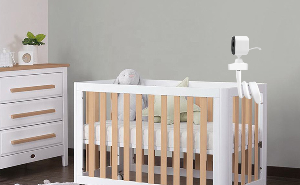 Кріплення для дитячого відеоняні: сумісне з GHB, BOIFUN, Momcozy BM01/BM03, ABM720. Різьба 1/4 дюйма, довжина 46 см