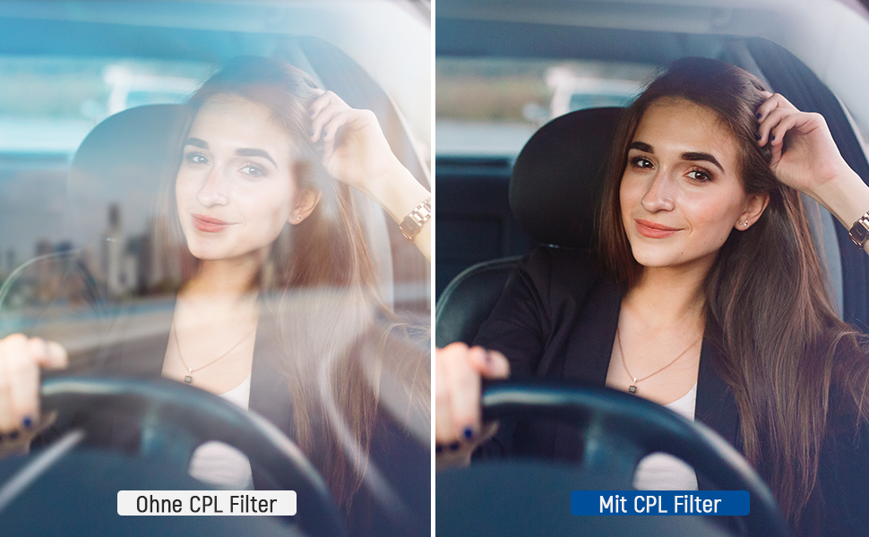 Набір фільтрів Neewer 82mm ND: UV, CPL, FLD, ND2, ND4, ND8, бленда, кришка об'єктива, сумісний з Canon, Nikon, Sony, Panasonic, DSLR