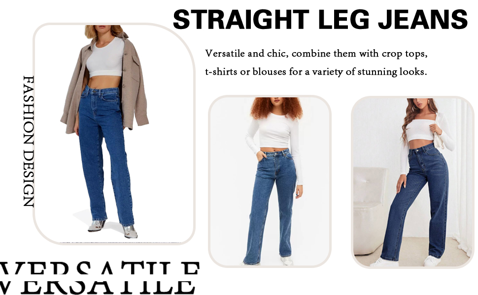 Джинси Mom Fit прямого крою, блакитні, вінтажний ефект, низька посадка, жіночі, Denim