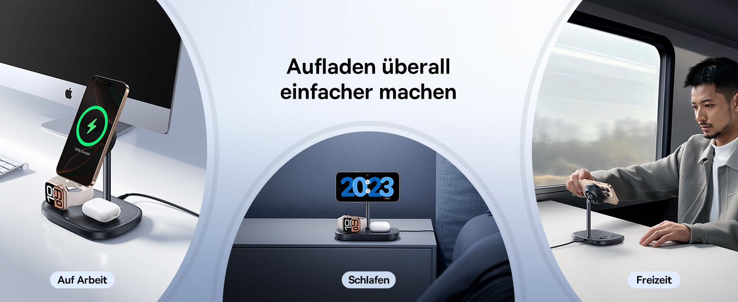 Baseus EnerFill 3-в-1 Бездротова Зарядка з Охолодженням TEC, 22.5W, для Apple Watch, iPhone 16/15/14/13/12 Pro Max, AirPods, з 45W Швидкою Зарядкою