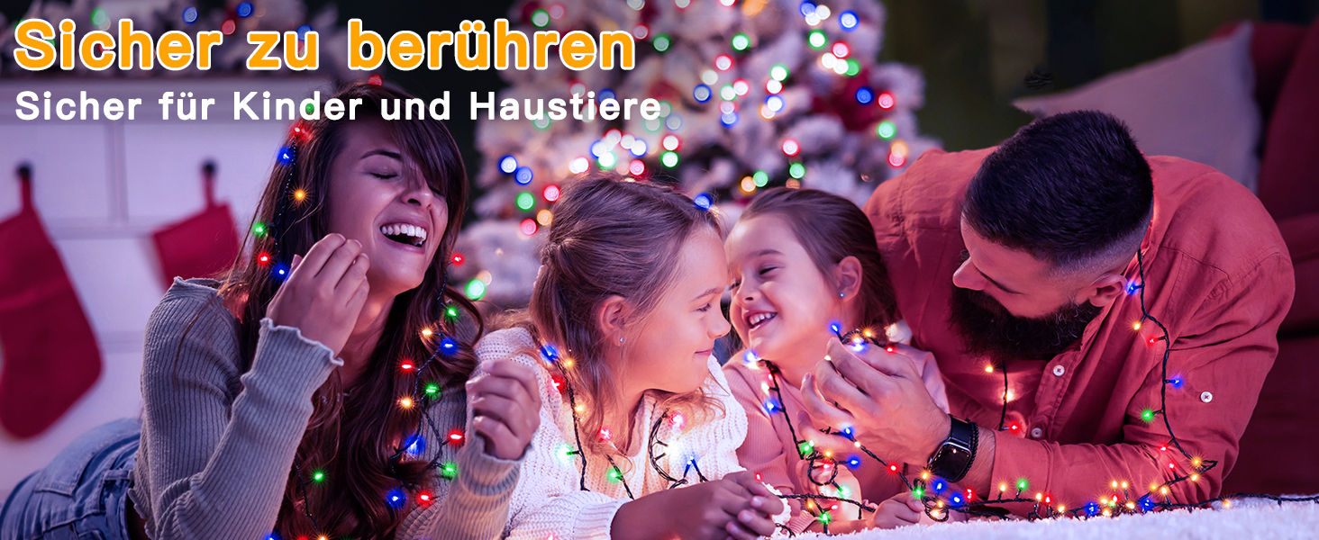 Гірлянда світлодіодна 200 LED, тепле біле світло, з пультом та таймером, 8 режимів, IP44, для прикраси саду, балкону, вечірки, весілля, ялинки (20м)