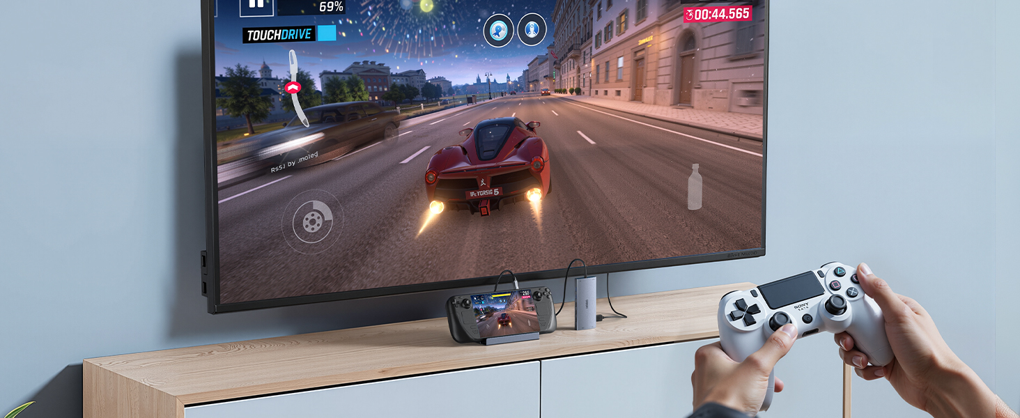 Док-станція USB-C з підтримкою двох моніторів, 14 в 1 для ноутбука, хаб з 2 HDMI, VGA, Ethernet, PD, USB Data, 5 USB портів, SD/TF кардридер, аудіо