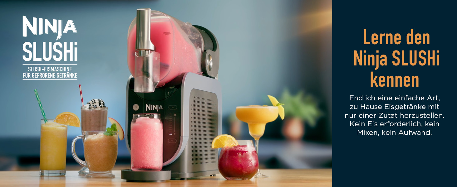 Машина для приготування смузі Ninja SLUSHi FS301EU: смузі, коктейлі, фраппе, молочні коктейлі, заморожений сік