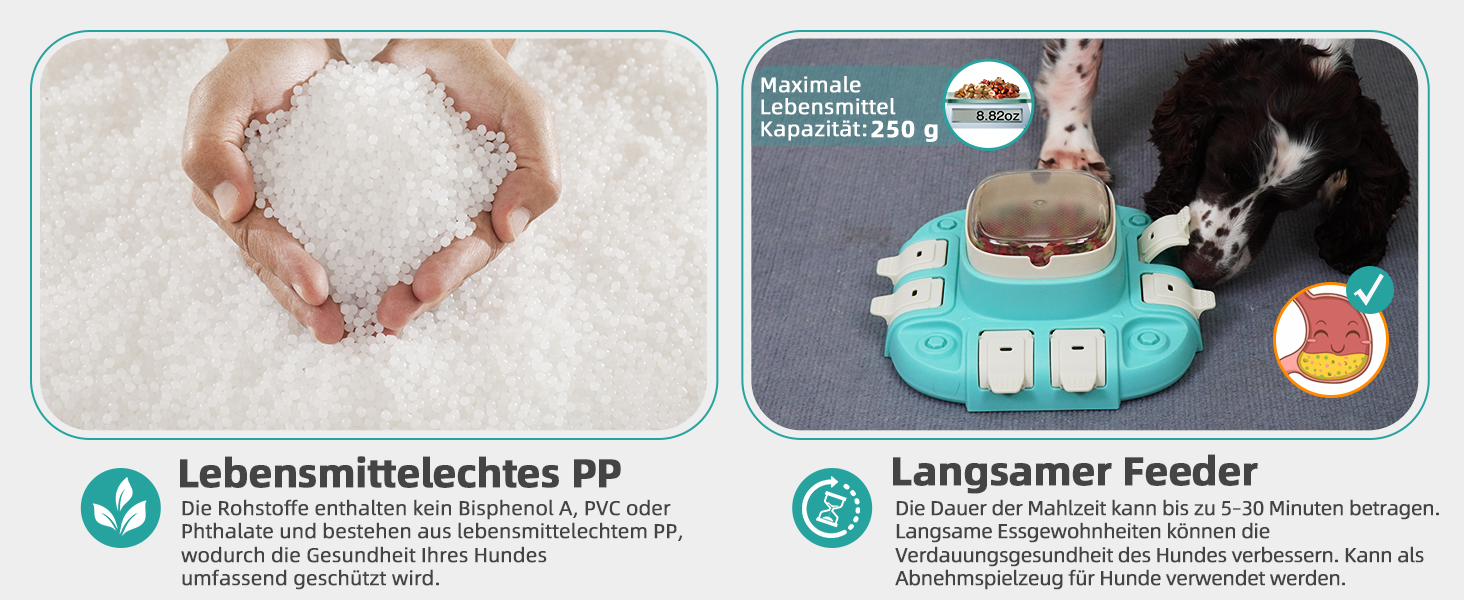 Іграшка для собак, інтелектуальна, інтерактивна, для малих, середніх та великих собак, для тренування та годування, покращує інтелект