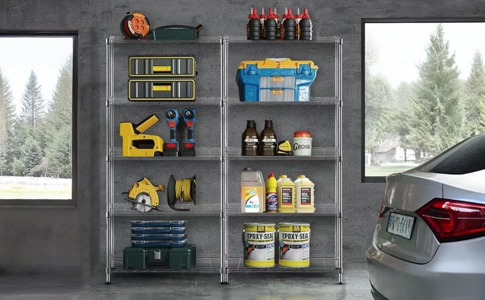Nilpferd Metal Wire Shelving Unit