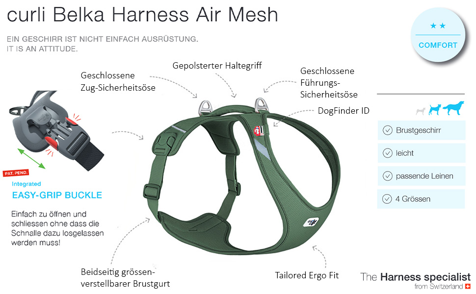 Шлейка для собак Belka Air-Mesh світло-бежевого кольору, розмір 2XL