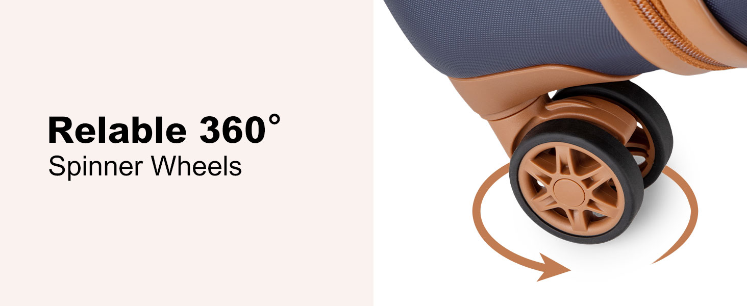 Чохол-валіза KONO з ABS-пластику, 75 x 48 x 29 см, з TSA-замком, білий (синій, 4 шт.)