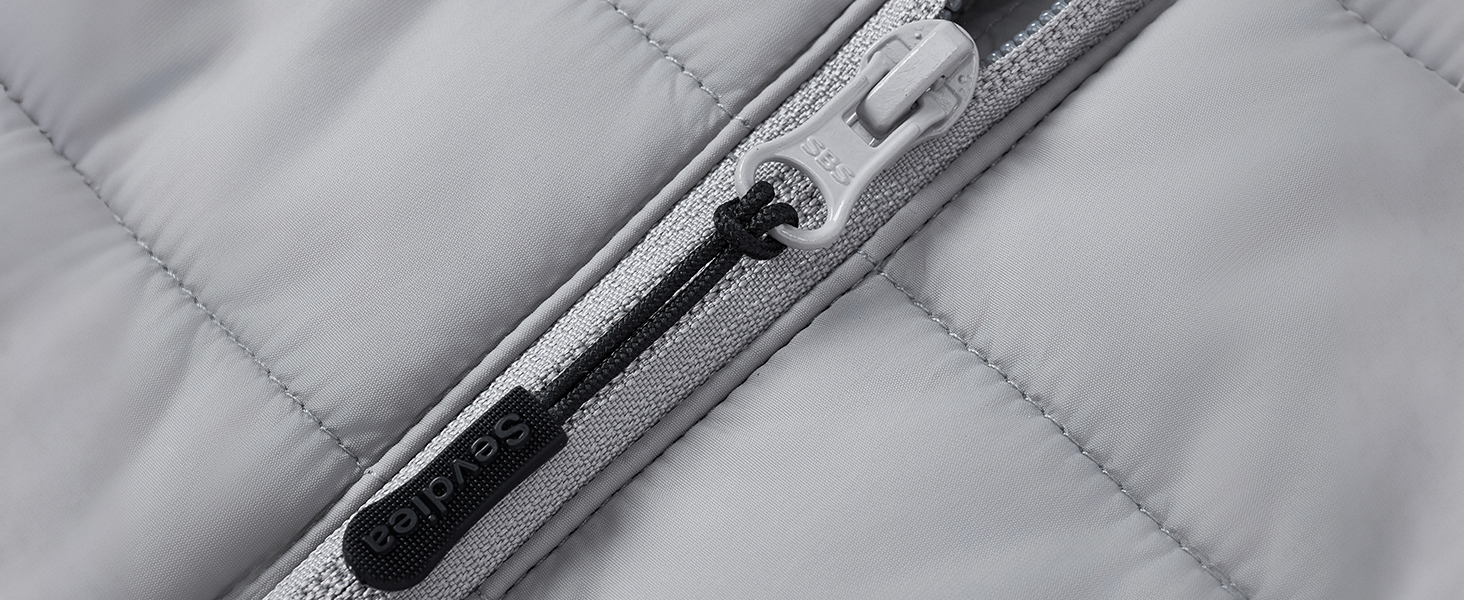 Електрична гріюча жилетка Daen з Powerbank 16000mAh 7.4V, сіра (S), для їзди на велосипеді та outdoor-роботи