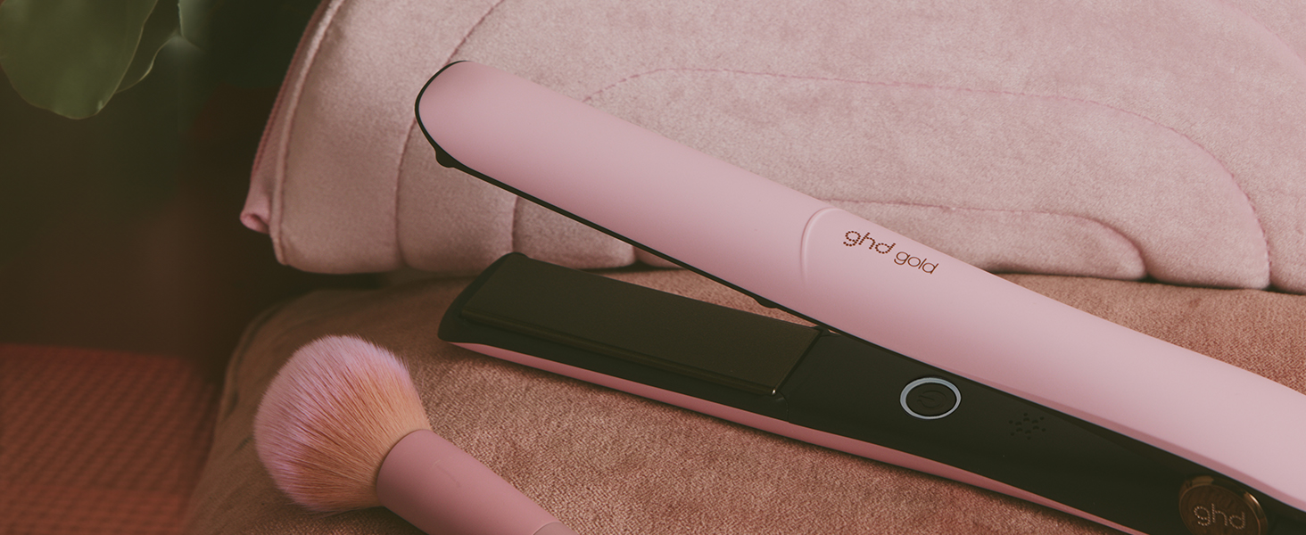 Випрямляч для волосся ghd glide: щітка-випрямляч для гладкого та блискучого волосся, випрямляє та укладає сухе волосся, без пуху, для всіх типів волосся, без екстремального пошкодження тепла (Pink Sorbet)