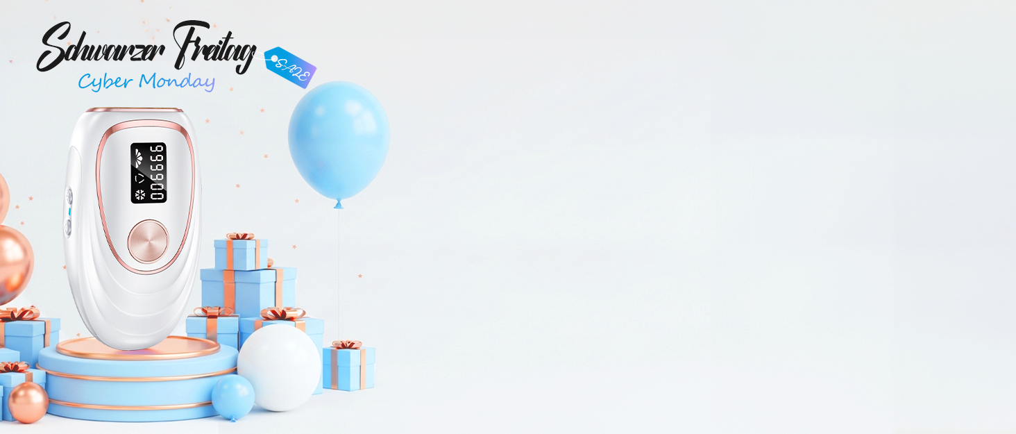 Пристрій для епіляції IPL Haarlosy з охолодженням, 5 рівнів потужності, 999,900 імпульсів світла, для жінок та чоловіків, обличчя, під пахвами, ноги, тіло (білий)