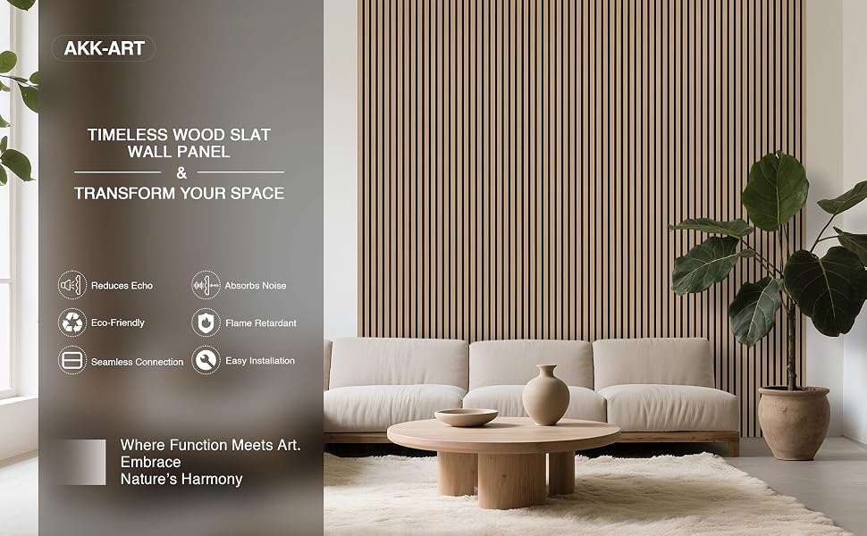 Акустичні панелі дерев'яні Holz 120x60 см (набір 4 шт, 2.88 м²) 3D для стін: студії, вітальні, офісу - дуб олієний