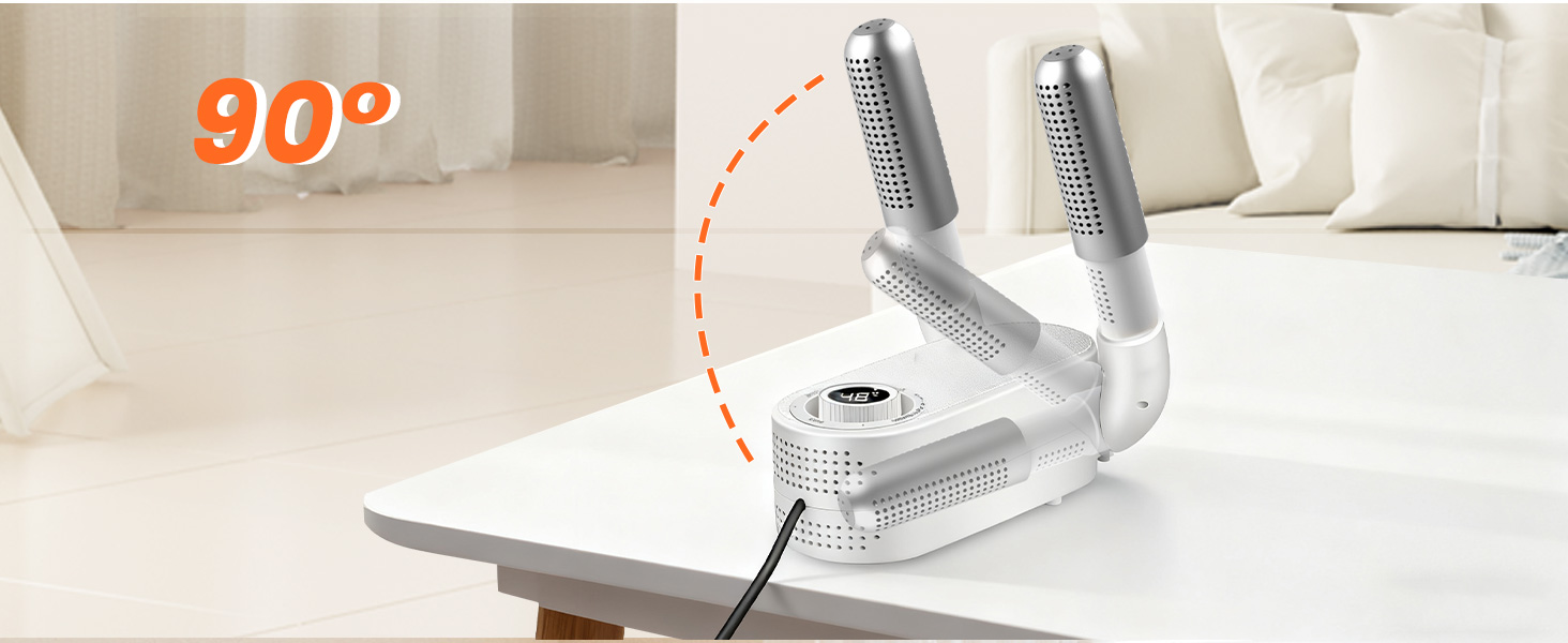 Електричний сушильник для взуття з таймером, антибактеріальний, для взуття, черевиків, футболок, лиж, шкарпеток, шапок, рукавичок