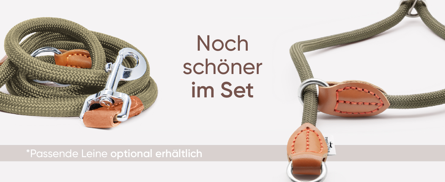 Нашийник для собак Freudentier Zugstopp - для ретріверів, малі, середні та великі породи (лісовий зелений, M)