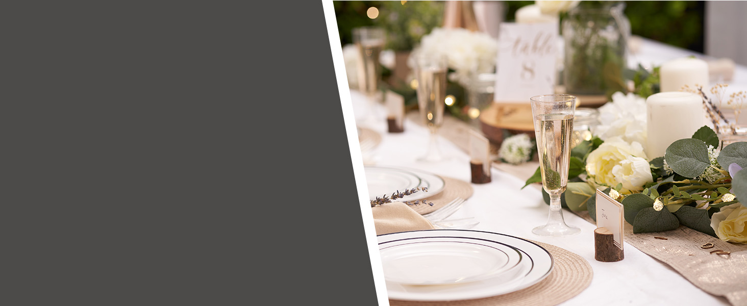 Набір келихів для шампанського Matana 48 шт. 150 мл, пластикові, преміум-якість, багаторазові