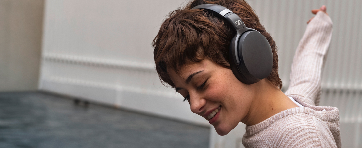 Навушники бездротові Sennheiser HD 450BT з активним шумозаглушенням, чорні