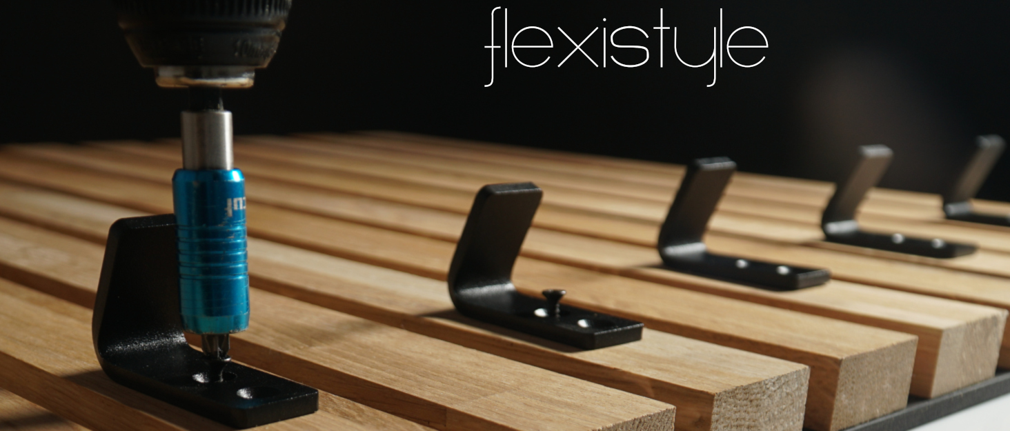 Великий настінний годинник FLEXISTYLE без тиканя, дерево, чорний, 32 см, для вітальні та спальні, виготовлено в ЄС