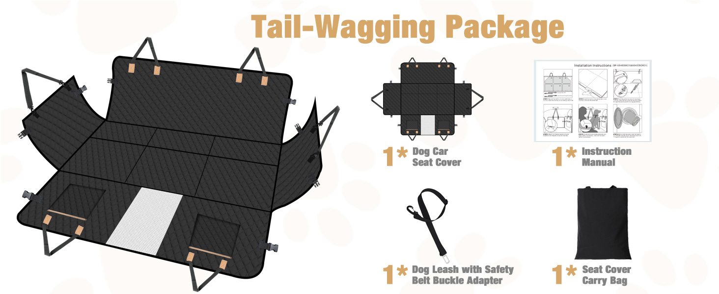 Накладка на сидіння автомобіля для собак Lekeinchi - водовідштовхувальна, стійка до подряпин, з 6 дерев'яними планками та ременями безпеки (140x77 см, камуфляж)