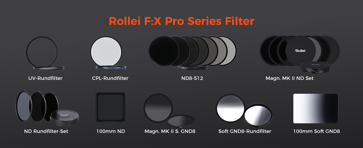 Фільтр Rollei F:X Pro Круглий (77 мм, UV) - фільтр для об'єктивів з високою точністю кольору та відсутністю відблисків