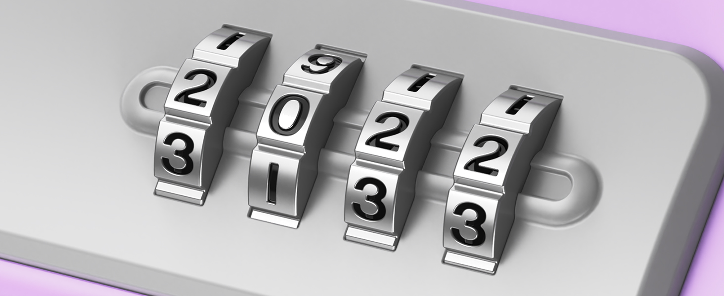 Сейф портативний з кодовим замком ORIA, вологостійкий, з тросом, для подорожей, пляжу, кемпінгу, офісу (рожевий)