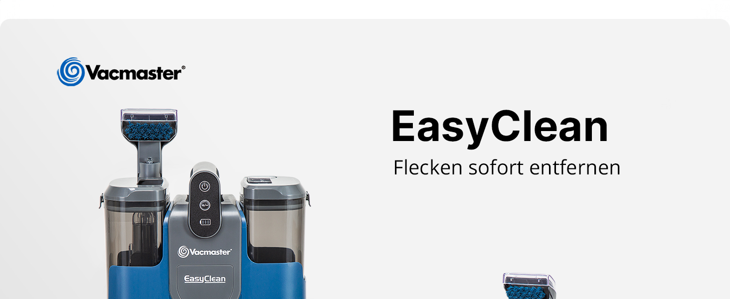 Vacmaster Бездротовий мийний пилосос для килимів, меблів та авто. Потужний, 15Kpa, 24V