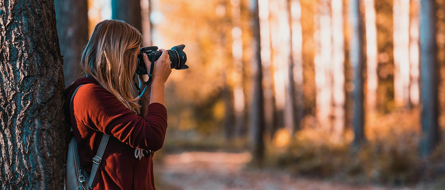 Чохол для камери Linpr: сумка кросбоді для дзеркальних/зеркально-беззеркальних фотоапаратів, водонепроникний, сумісний з Canon/Sony/Nikon (Сірий, Середній)