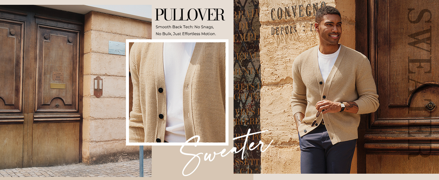 Чоловічий кардиган PJ PAUL JONES з в'язаним візерунком