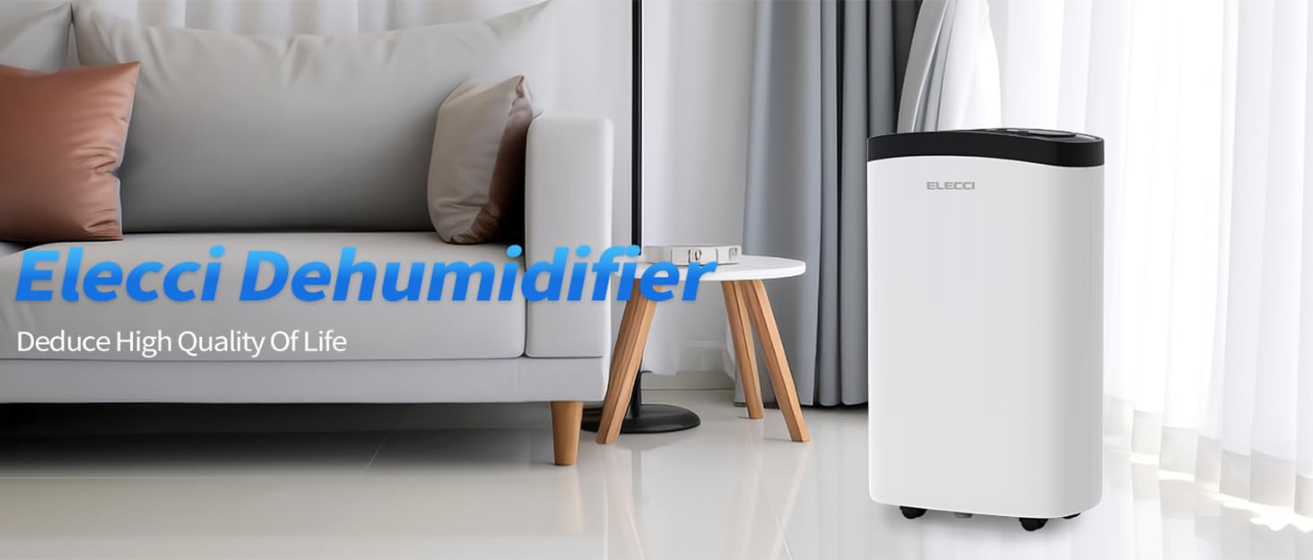 Зволожувач повітря 12 л/день з цифровим дисплеєм, нічний режим, резервуар 1.4 л, для дому, з колесами, безперервна подача