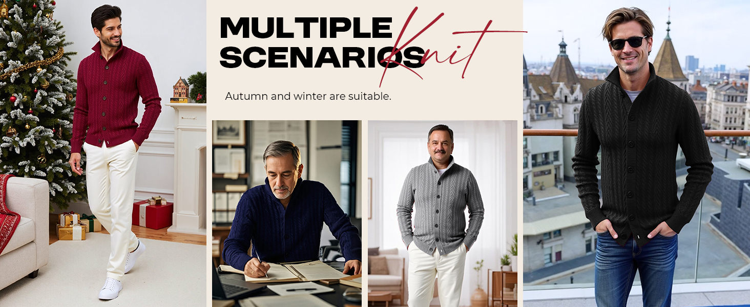 Кардиган чоловічий PJ PAUL JONES з косими візерунками, на ґудзиках, грубий трикотаж, сірий, L