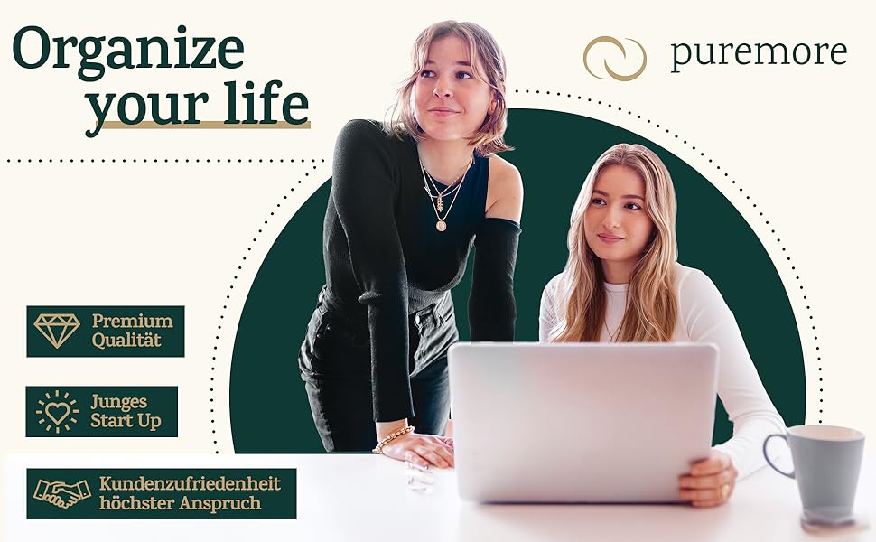 Puremore® Преміум Набір для пакування багажу з компресією (6 шт.) | Органайзери для подорожей | Чохли для взуття | Чорний колір