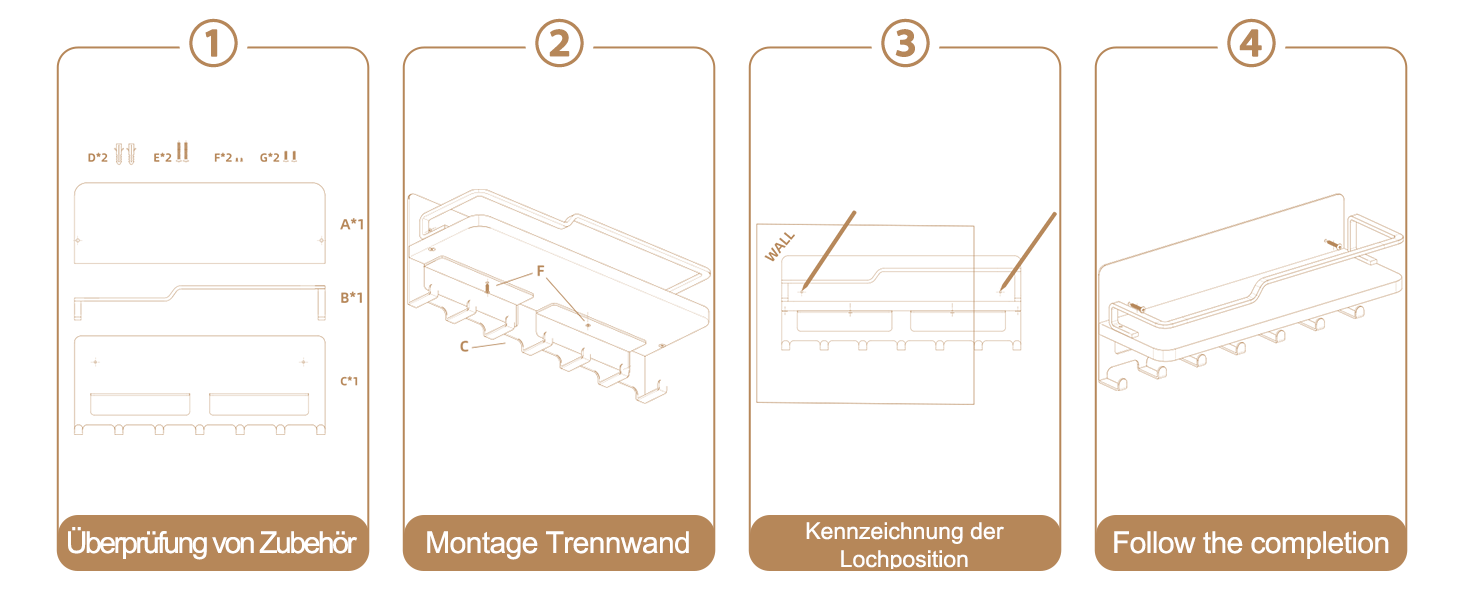 Дерев'яне ключове дошка JiangLin з полицею, декоративний тримач для ключів, настінна організація для ключів з 7 гачками, для входу, коридору, вітальні, чорний