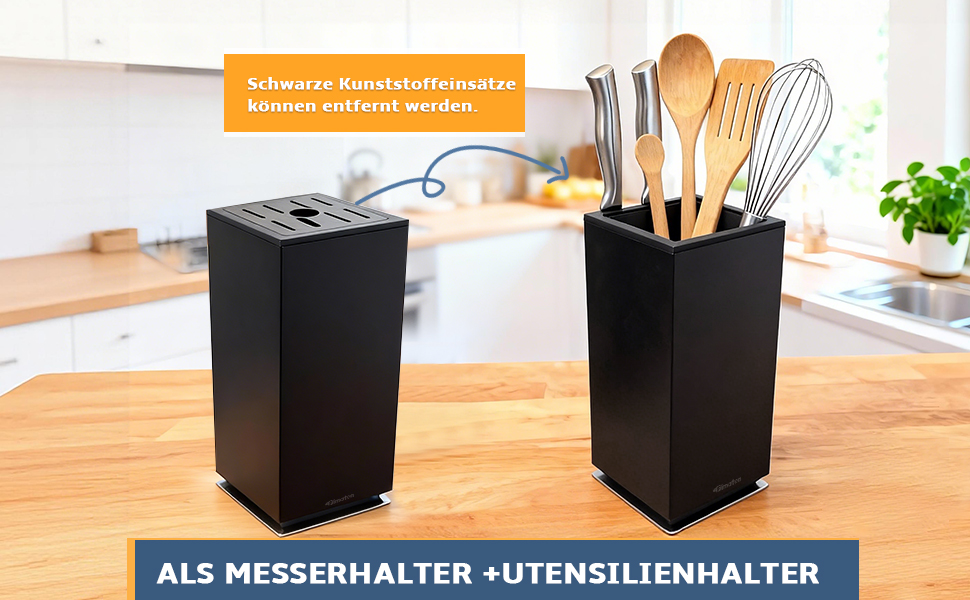 Набір кухонних ножів 6 шт. з підставкою, дерев'яний брусок, набір кухонних ножів з точилкою, ніж шеф, саторі, ніж для хліба, ніж для фруктів, універсальний ніж